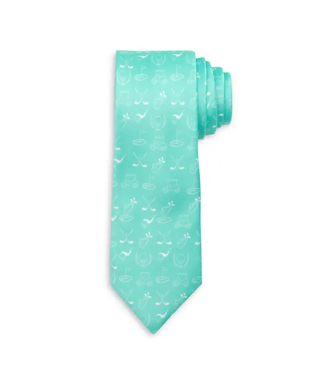 Golf Icons Tie