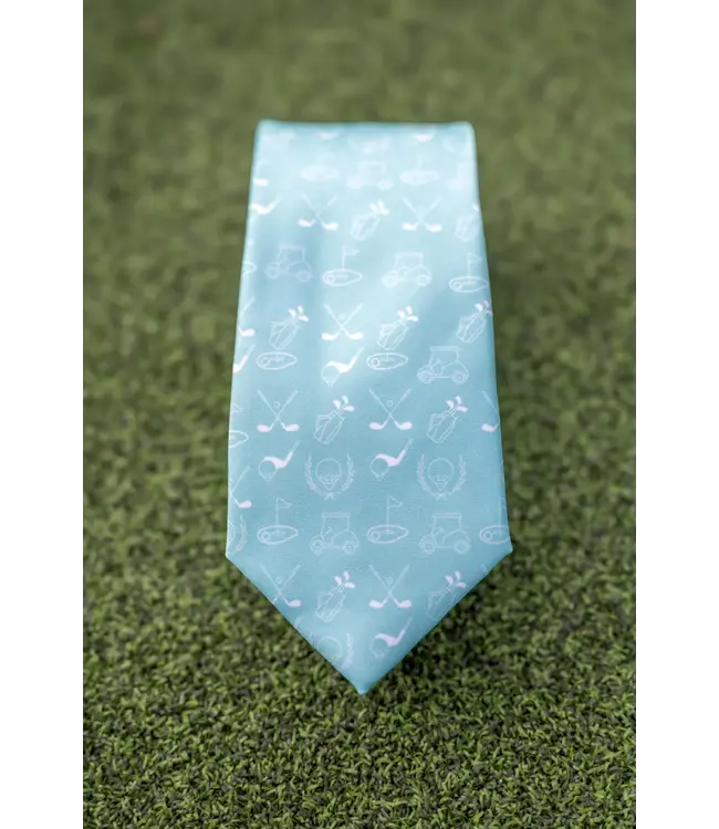 Golf Icons Tie