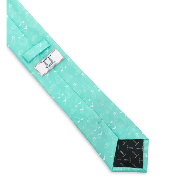 Golf Icons Tie