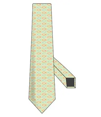 Tripp's Ties Fish Print Tie