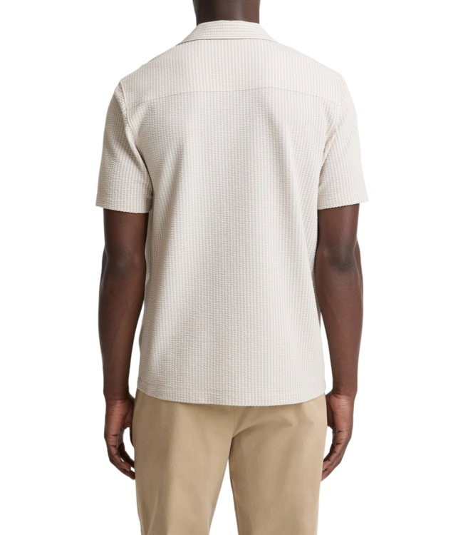 Vince Seersucker Stripe Cabana Shirt