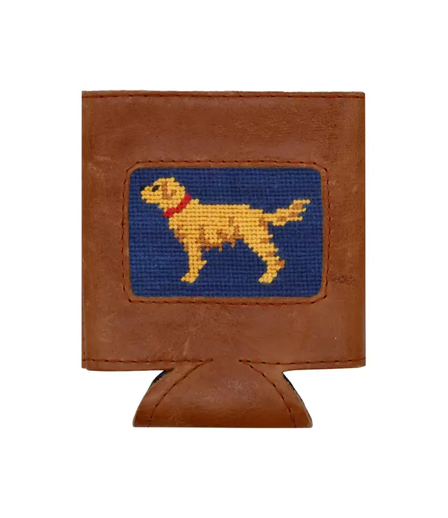 Golden Retriever Can Cooler (Classic Navy)