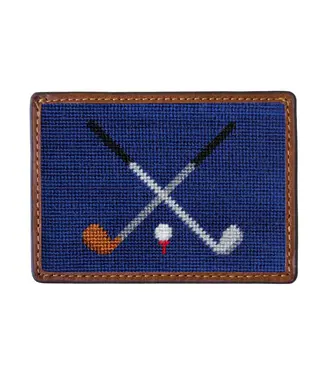 Smathers and Branson Crossed Clubs Credit Card Wallet
