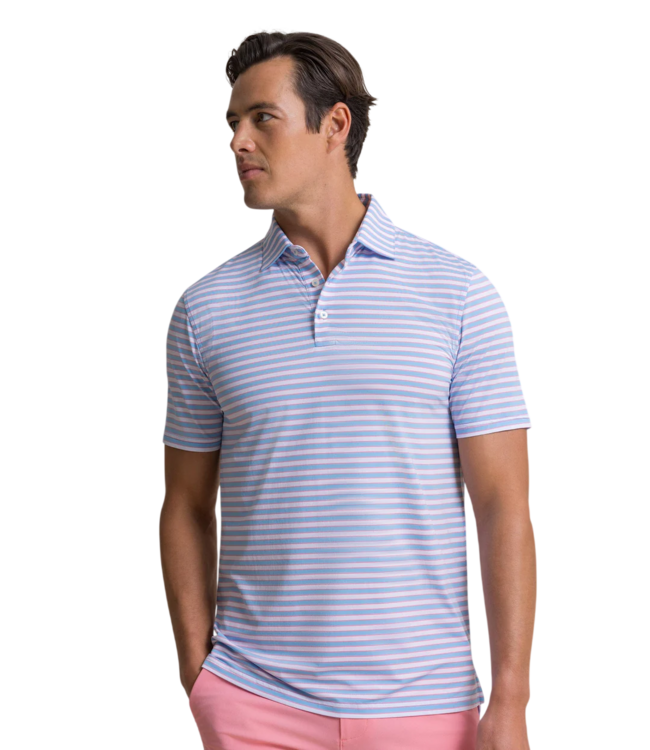 Southern Tide CB Water Way Stripe Polo