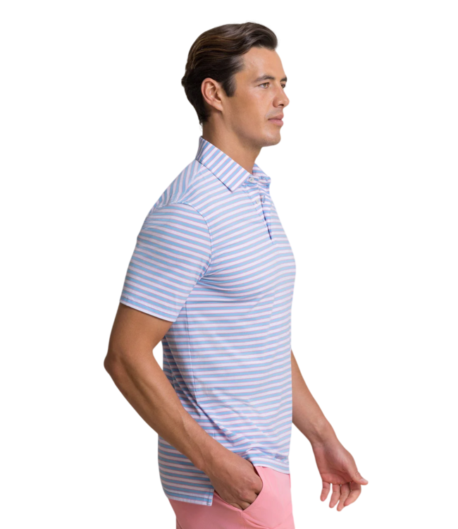 Southern Tide CB Water Way Stripe Polo