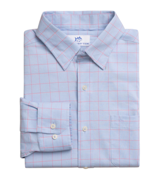 Southern Tide Coral Spring Plaid Sportshirt