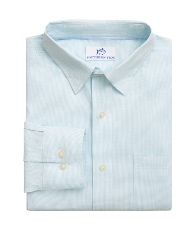 Southern Tide Screen Porch Plaid Sportshirt