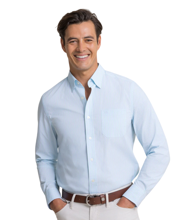 Southern Tide Amelia Island Stripe Sportshirt