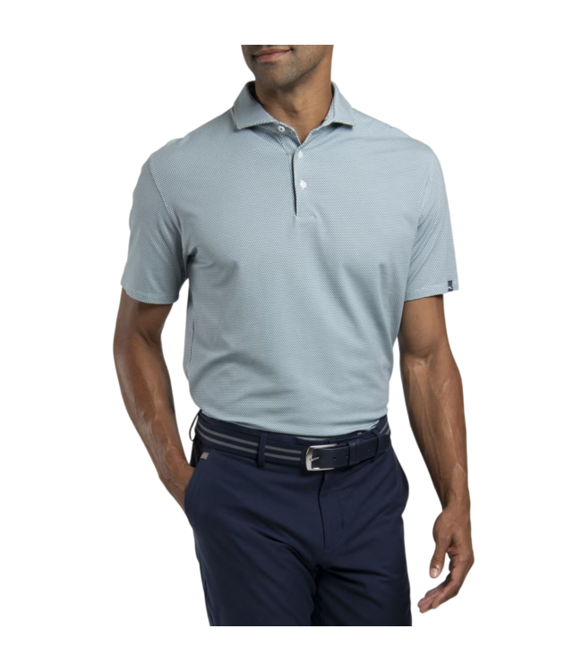 Kjus Hollow Pima Print Polo