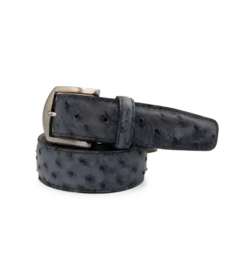 LEN Belts Quilled Ostrich Belt