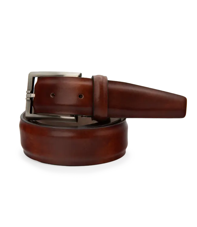 LEN Belts Textured Marble Calf