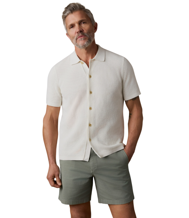 Faherty SS Sunwashed Sweater Shirt