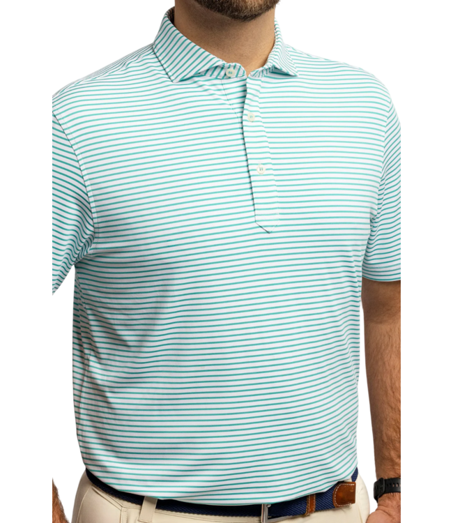 Mathew Stripe Performance Polo
