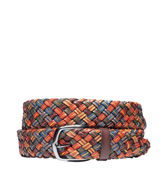 Spirit Leatherworks Multi-Color Tubular Braided Belt