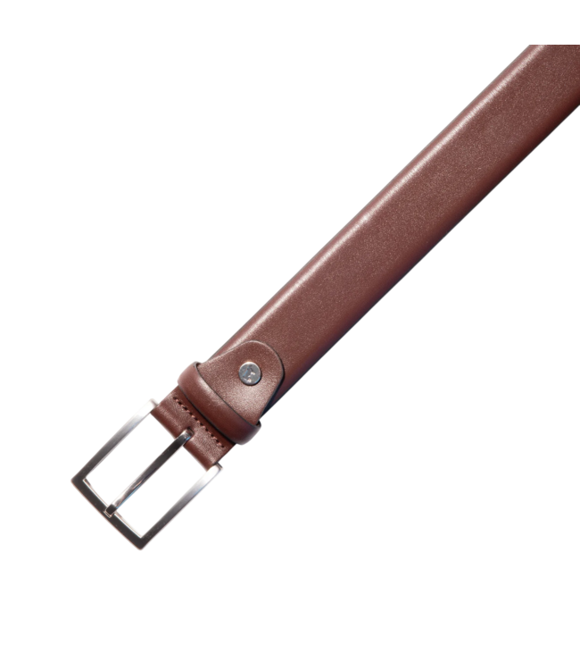 Glazed Calfskin Belt