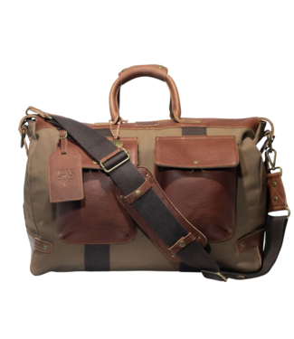 Spirit Leatherworks Canvas & Leather Travel Duffle (Trunk Show Exclusive)