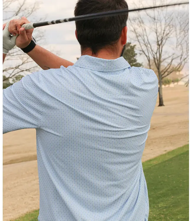 Club and Carry Printed Polo
