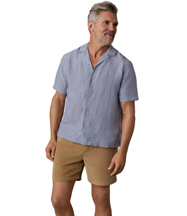 Faherty Laguna Linen Camp Shirt