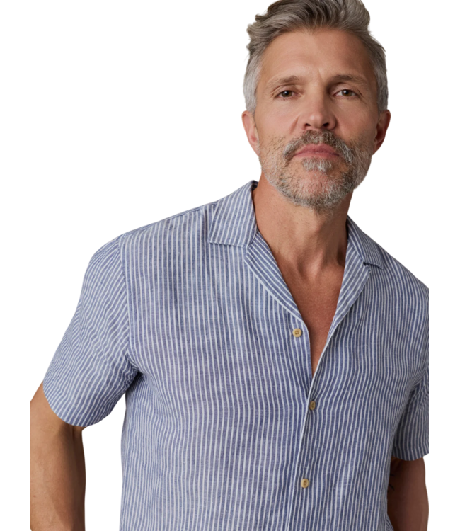 Faherty Laguna Linen Camp Shirt