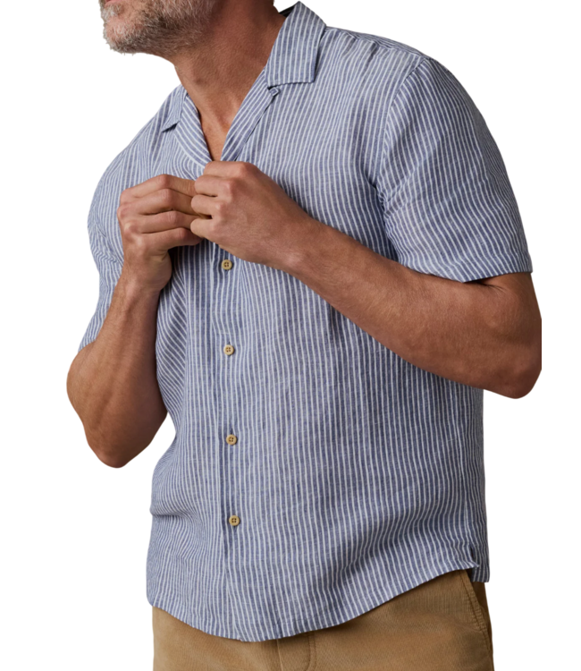 Faherty Laguna Linen Camp Shirt