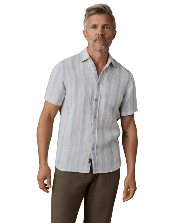 Faherty SS Palma Linen Shirt