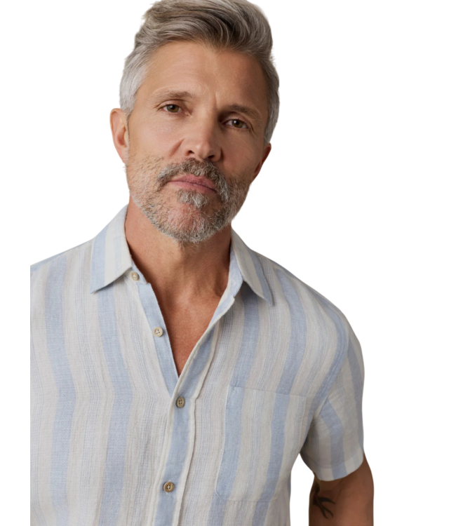Faherty SS Palma Linen Shirt