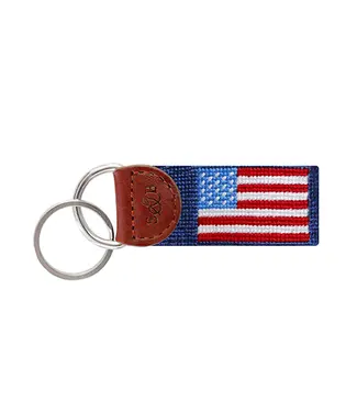 Smathers and Branson American Flag Key Fob
