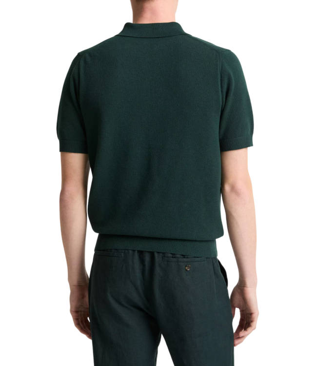 Vince Pique S/S Zip Polo