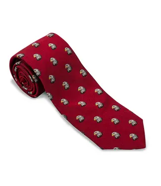 R. Hanauer Red Bald Eagle Tie
