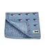 R. Hanauer Lt. Blue NC Flag Pocket Square