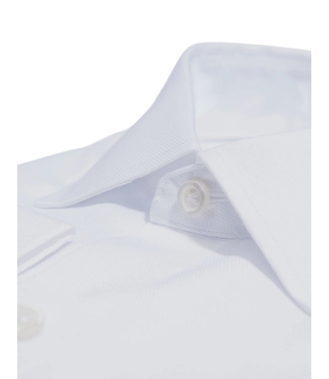 White Dobby Tux Shirt