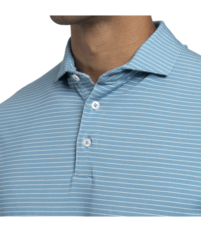 Hollow Pima Print Polo