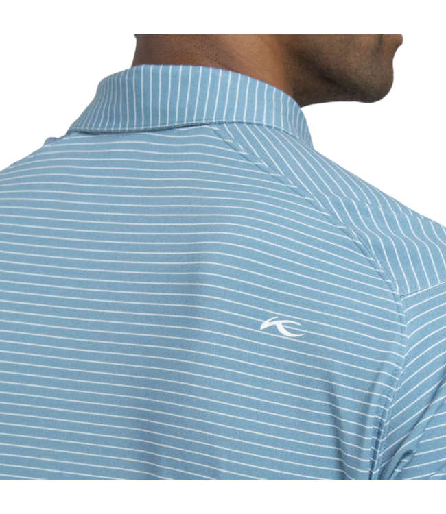 Hollow Pima Print Polo