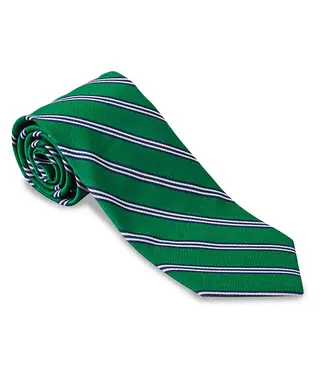 R. Hanauer Kelly Green Brooks Stripe Tie