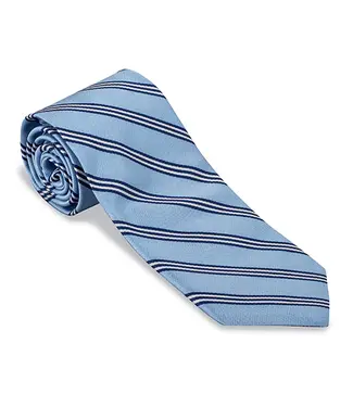 R. Hanauer Carolina Blue Brooks Stripe Tie