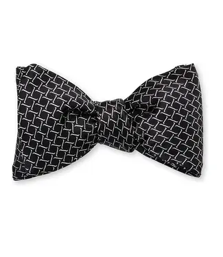 R. Hanauer Black Monroe Links Bowtie