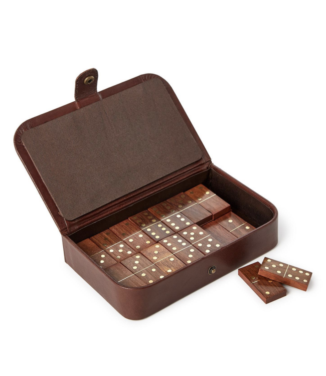 Leather Domino Set