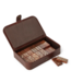 Two's Company Leather Domino Set