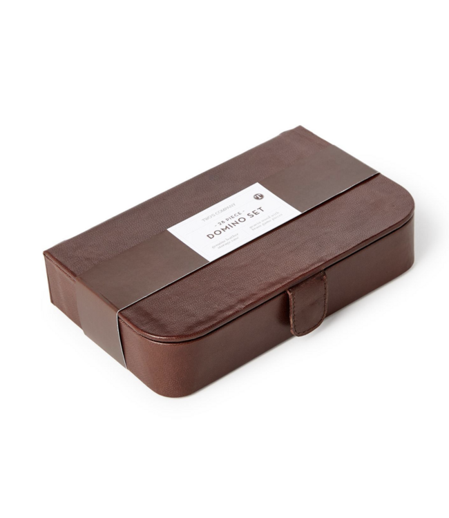 Leather Domino Set
