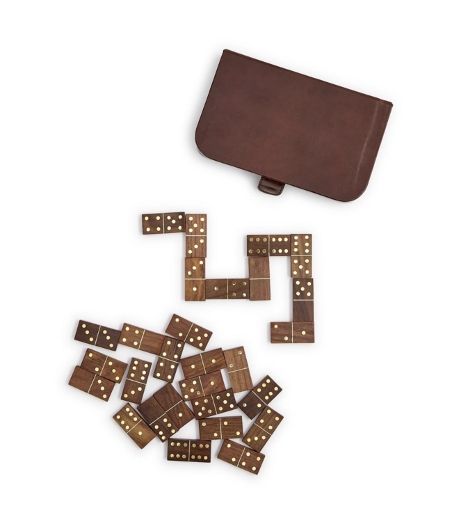 Leather Domino Set