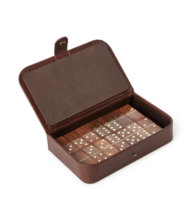 Leather Domino Set