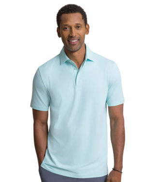 Southern Tide Coastal Breeze Heather Performance Polo