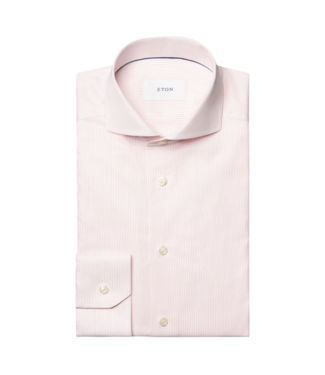 Eton Striped Signature Twill Contemporary