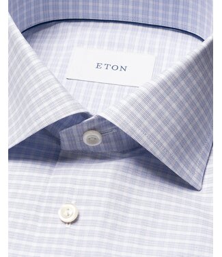 Eton Check Fine Twill Shirt Contemporary