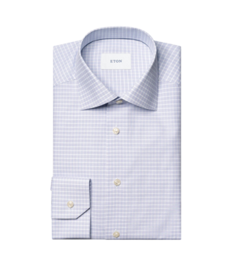 Eton Check Fine Twill Shirt Slim Eton Check Fine Twill Shirt Slim