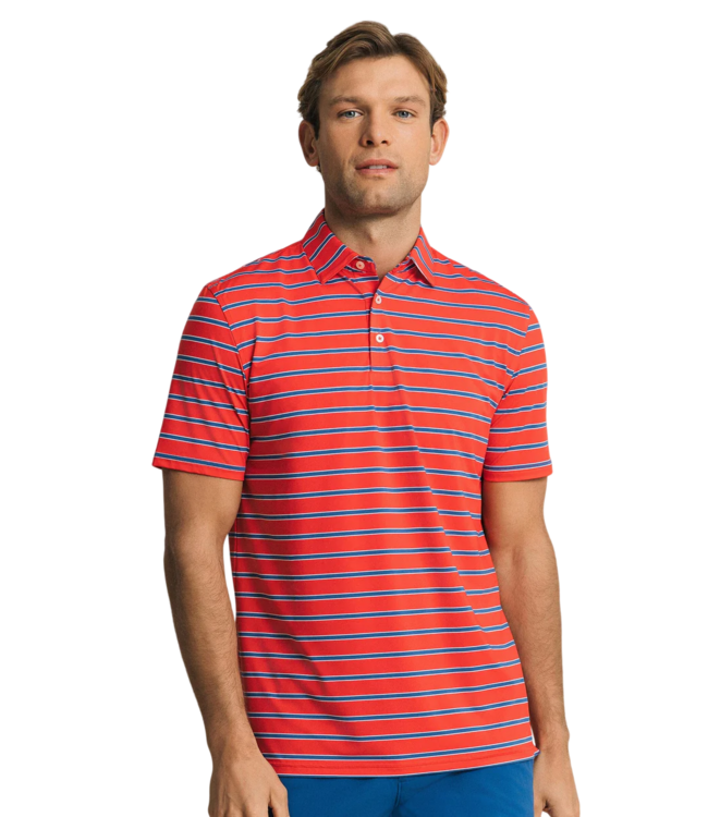 Southern Tide CB Moonlight Bay Stripe Polo
