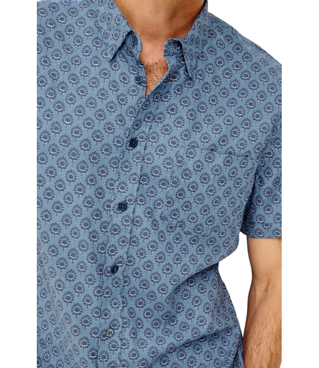Carson Shirt - Bloom Batik Peach