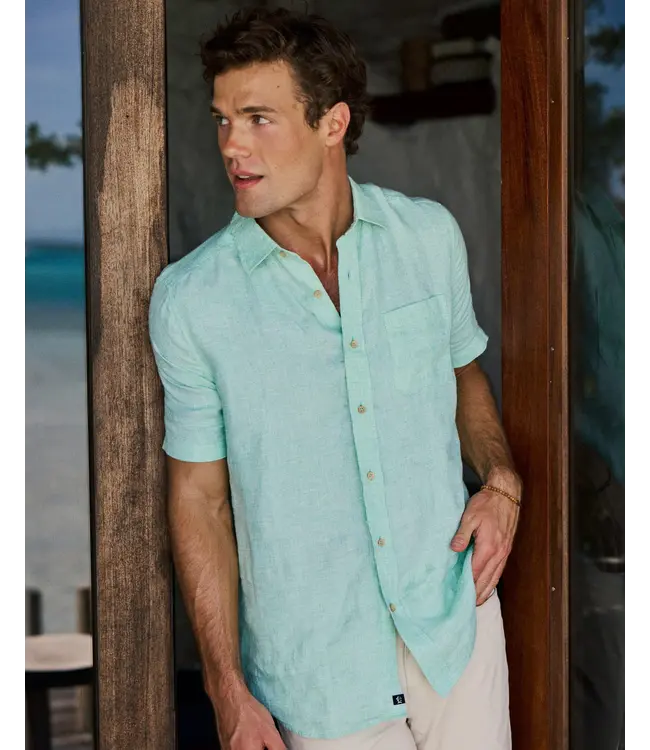 Gulf View Sport Shirt - Starboard Green