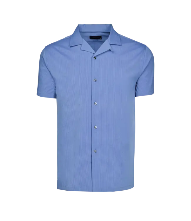 Rhodes Camp Shirt - Light Falcon Blue