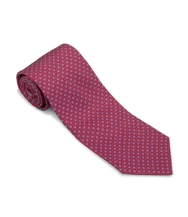 Red Fairview Neats Tie